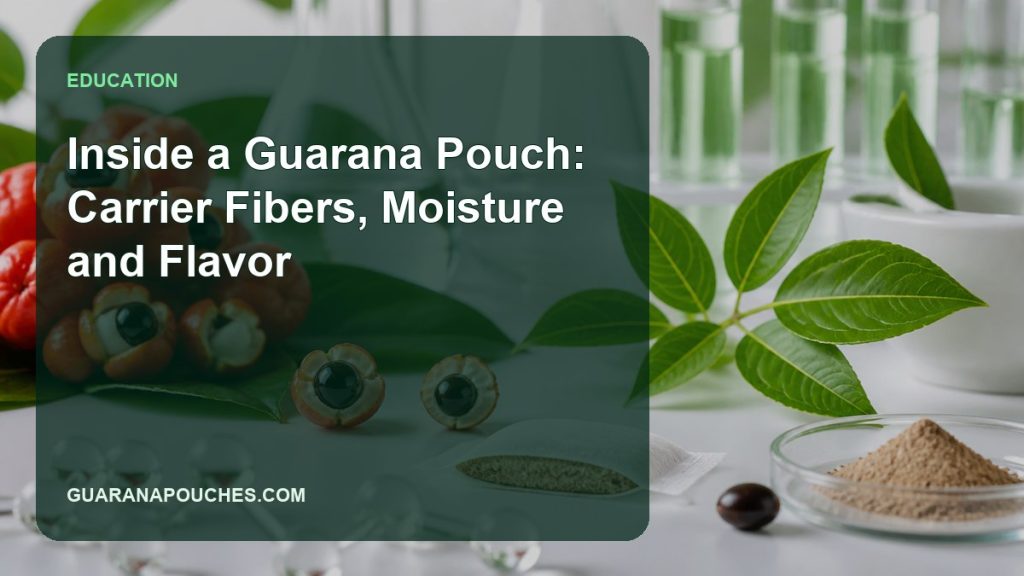 Inside a Guarana Pouch: Carrier Fibers, Moisture and Flavor — Guarana Pouches