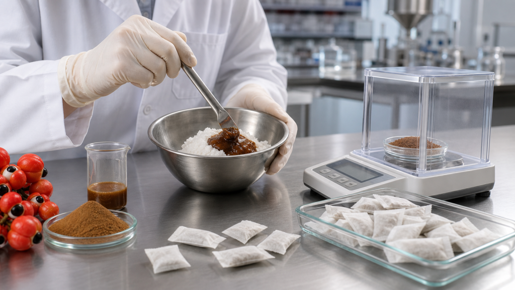 Formulating Guarana Pouches with 20% Caffeine Extract: Five Practical Controls缩略图 Formulating Guarana Pouches with 20% Caffeine Extract: Five Practical Controls
