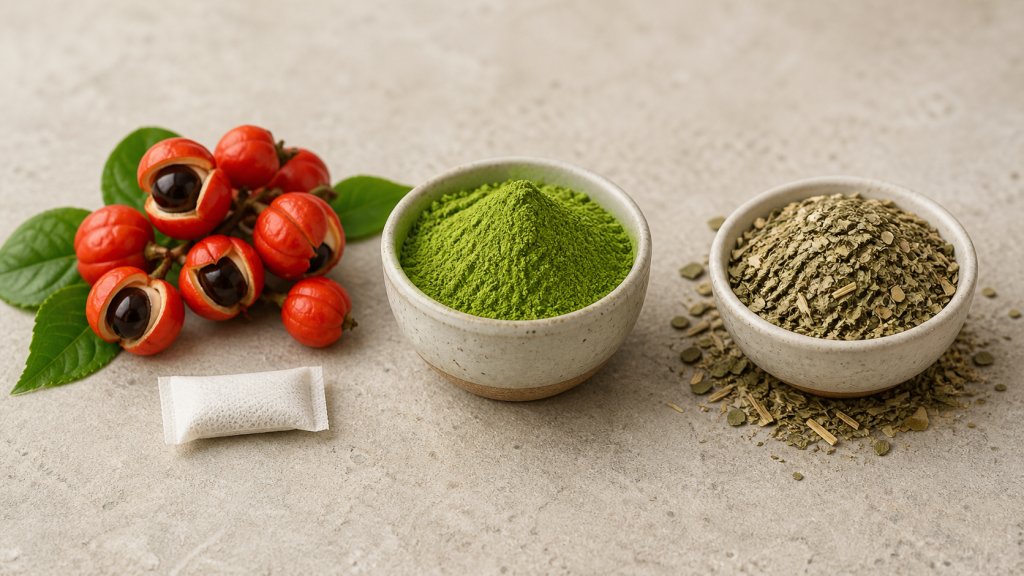 Guarana vs Matcha vs Yerba Mate: A Dose-First Caffeine Comparison缩略图 Guarana vs Matcha vs Yerba Mate: A Dose-First Caffeine Comparison