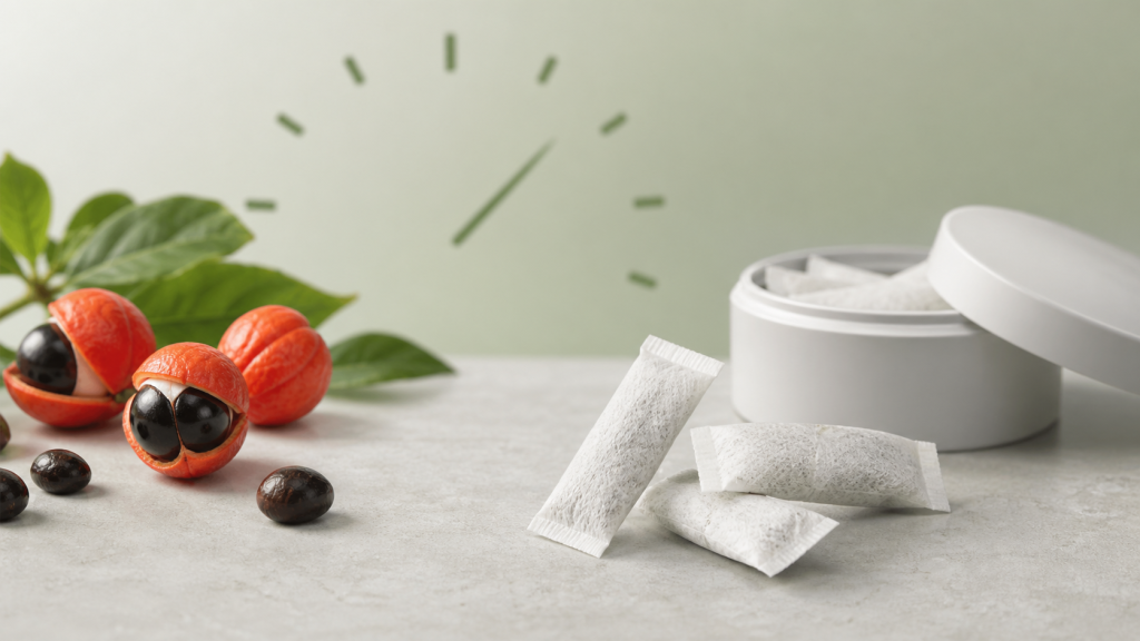 How Long Do Guarana Pouches Last? Release Time, Caffeine Half-Life and Realistic Expectations缩略图 How Long Do Guarana Pouches Last? Release Time, Caffeine Half-Life and Realistic Expectations