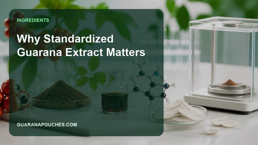 Why Standardized Guarana Extract Matters缩略图 Why Standardized Guarana Extract Matters — Guarana Pouches