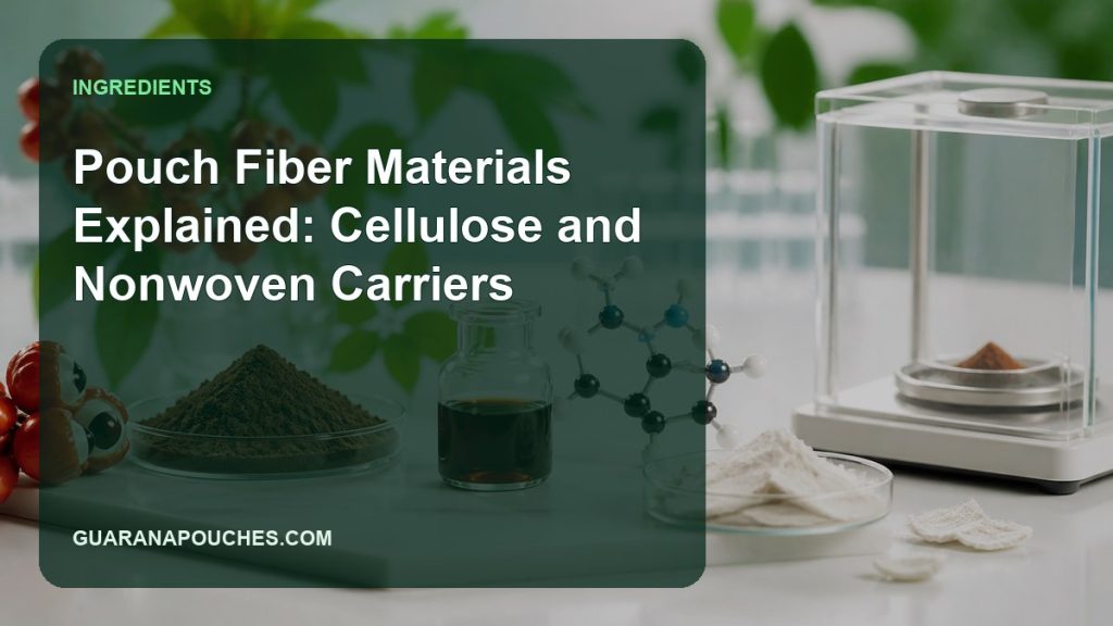 Pouch Fiber Materials Explained: Cellulose and Nonwoven Carriers缩略图 Pouch Fiber Materials Explained: Cellulose and Nonwoven Carriers — Guarana Pouches