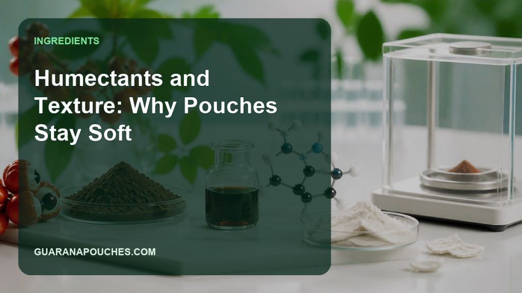Humectants and Texture: Why Pouches Stay Soft缩略图 Humectants and Texture: Why Pouches Stay Soft — Guarana Pouches