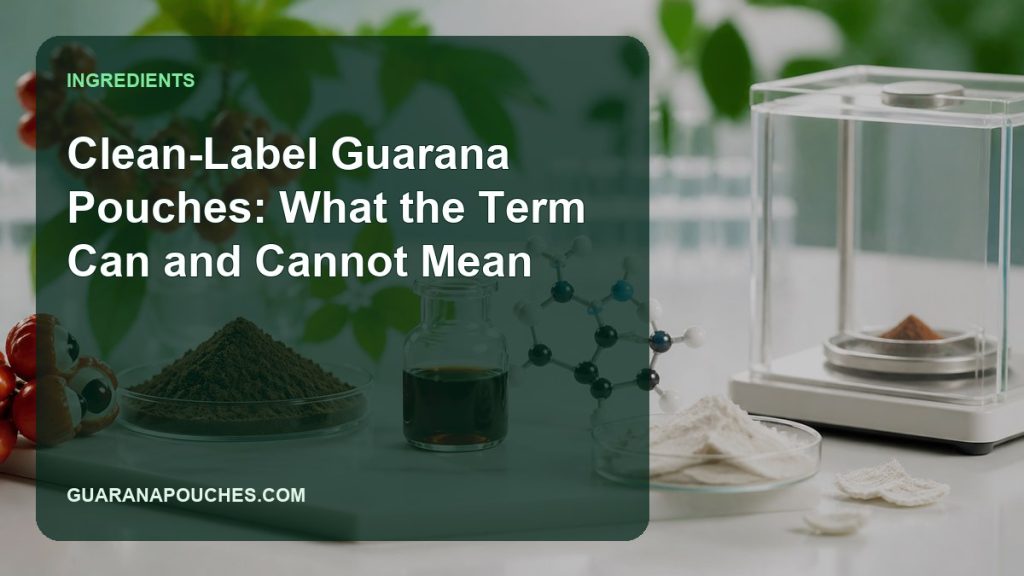 Clean-Label Guarana Pouches: What the Term Can and Cannot Mean缩略图 Clean-Label Guarana Pouches: What the Term Can and Cannot Mean — Guarana Pouches