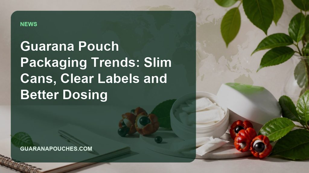 Guarana Pouch Packaging Trends: Slim Cans, Clear Labels and Better Dosing — Guarana Pouches