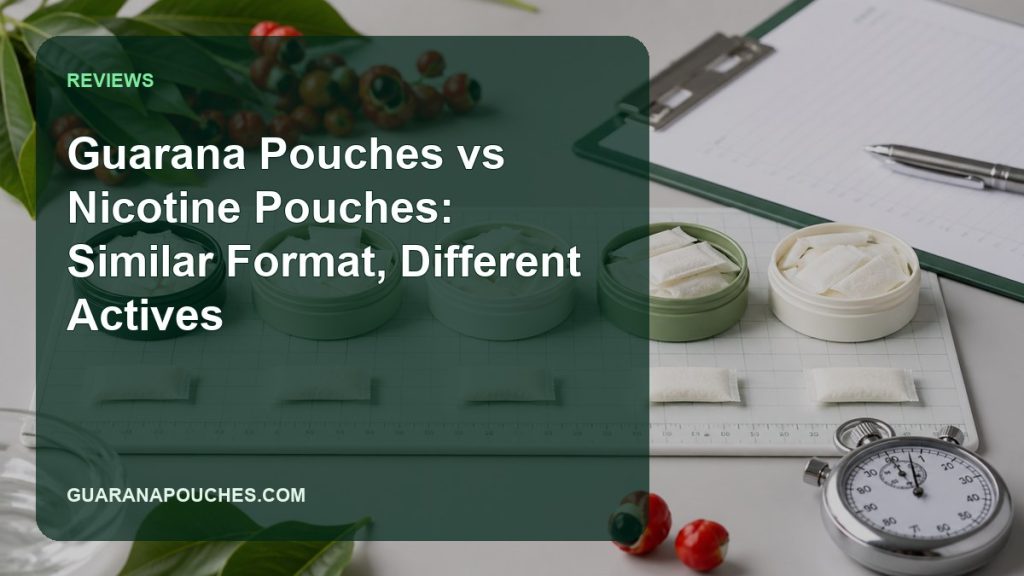 Guarana Pouches vs Nicotine Pouches: Similar Format, Different Actives缩略图 Guarana Pouches vs Nicotine Pouches: Similar Format, Different Actives — Guarana Pouches