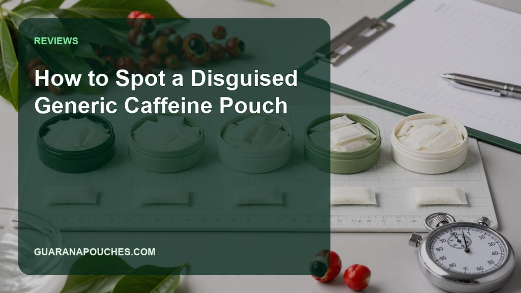 How to Spot a Disguised Generic Caffeine Pouch缩略图 How to Spot a Disguised Generic Caffeine Pouch — Guarana Pouches